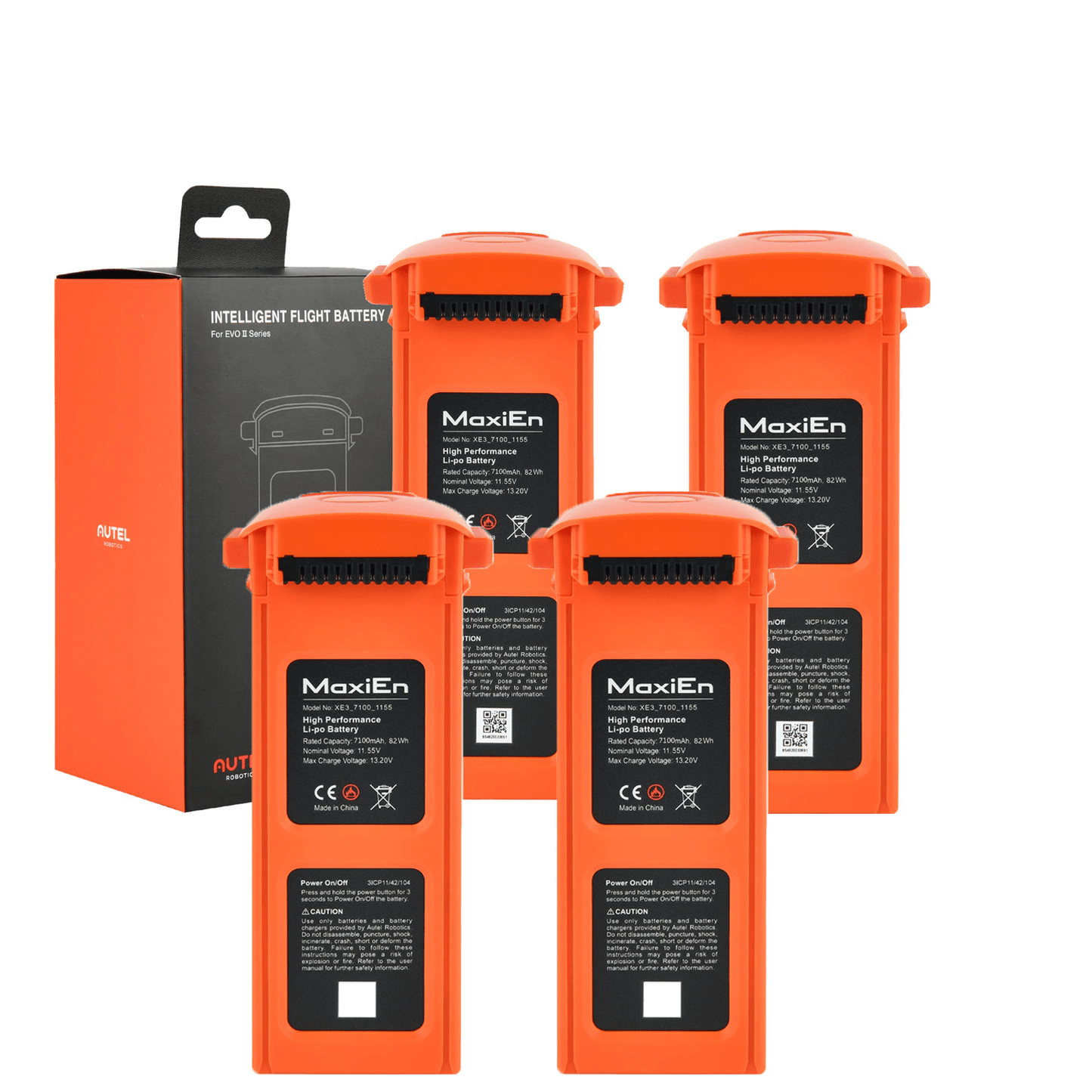 Autel Robotics EVO II Drone Battery 7100mAh - Orange