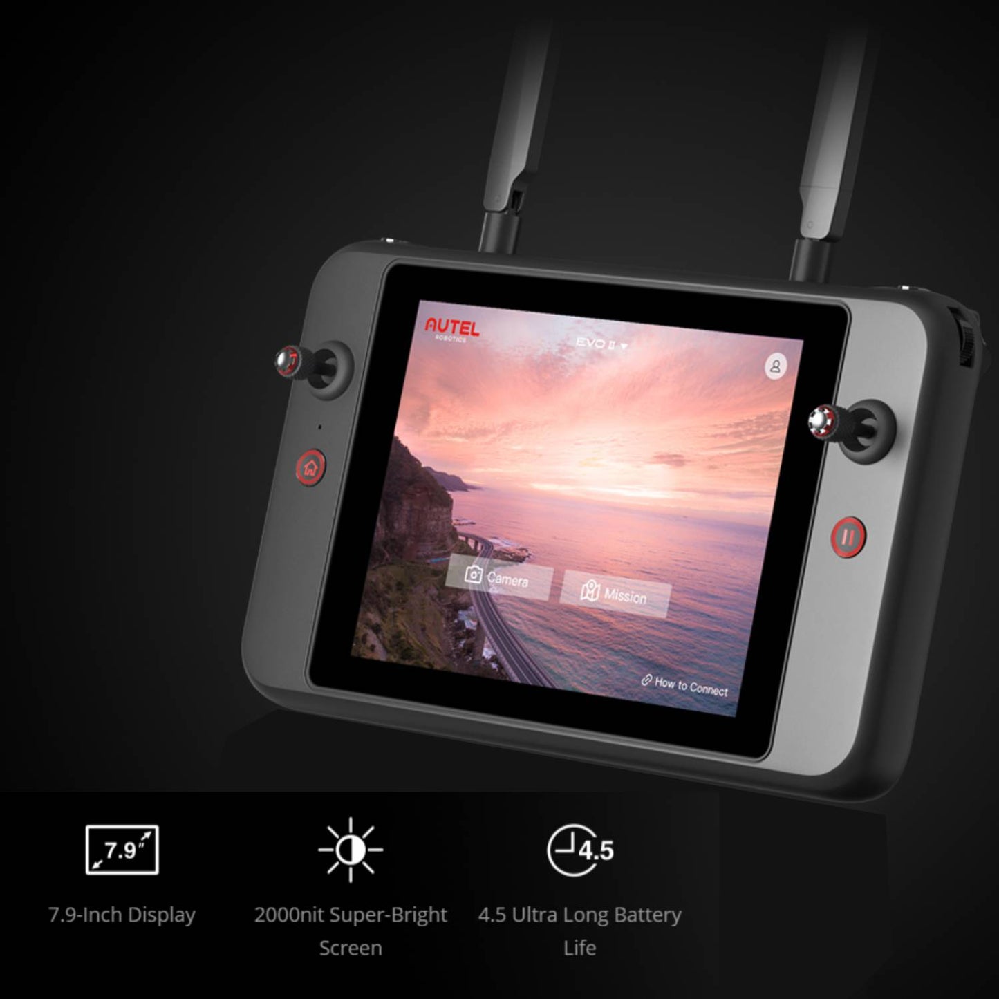 Autel Robotics EVO II Pro RTK 6K Drone Rugged Bundle With Autel 7.9" Smart Controller