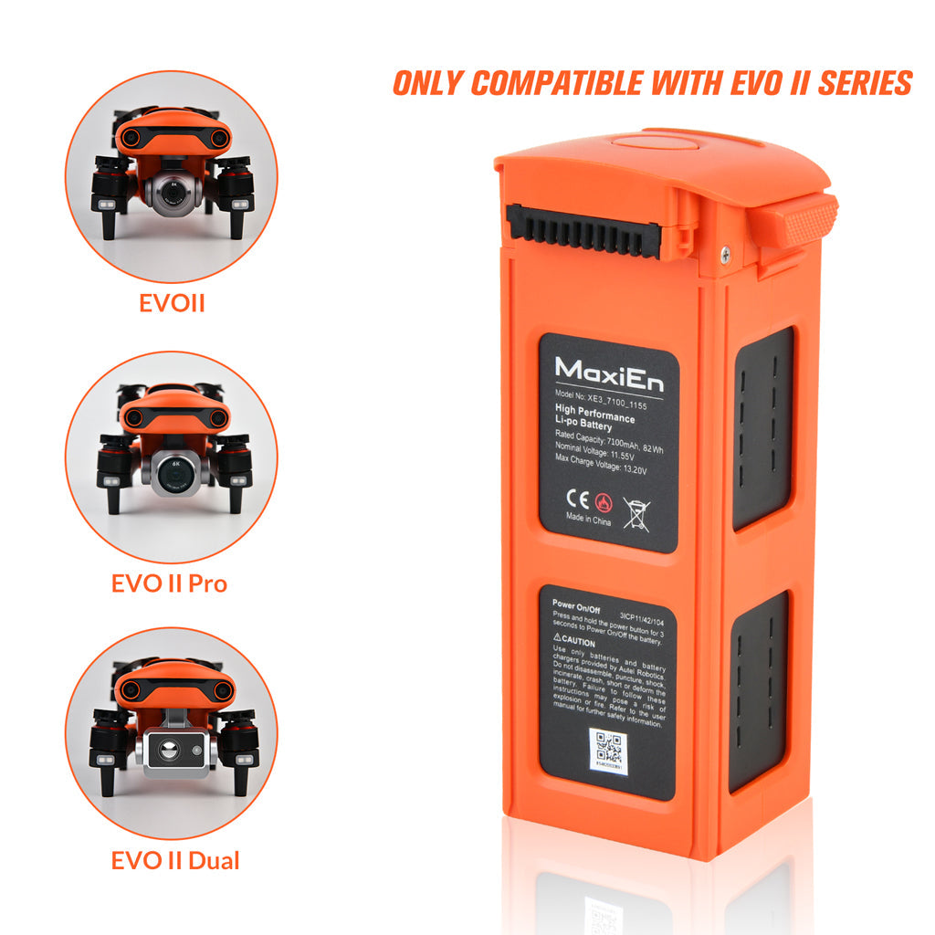 Autel Robotics EVO II Drone Battery 7100mAh - Orange