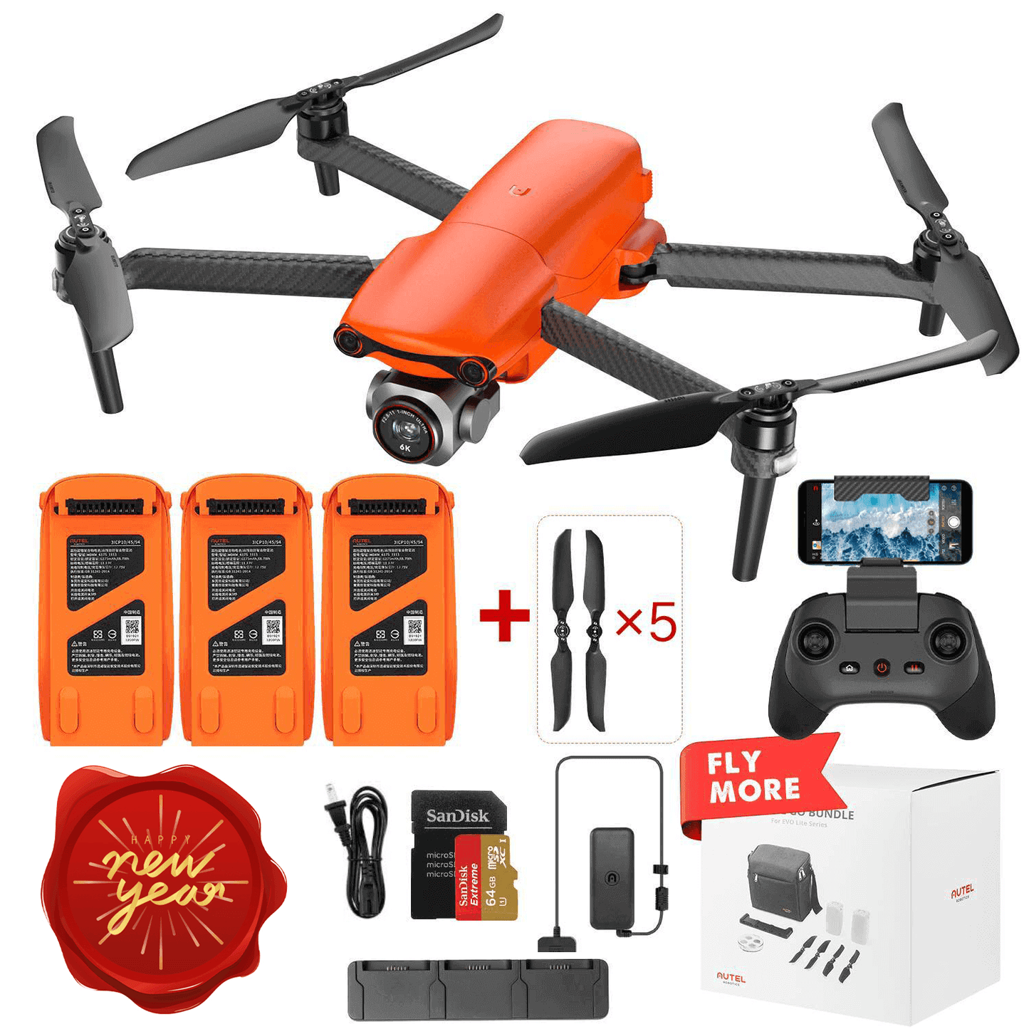 Autel Robotics EVO Lite+ Drone Fly More Combo