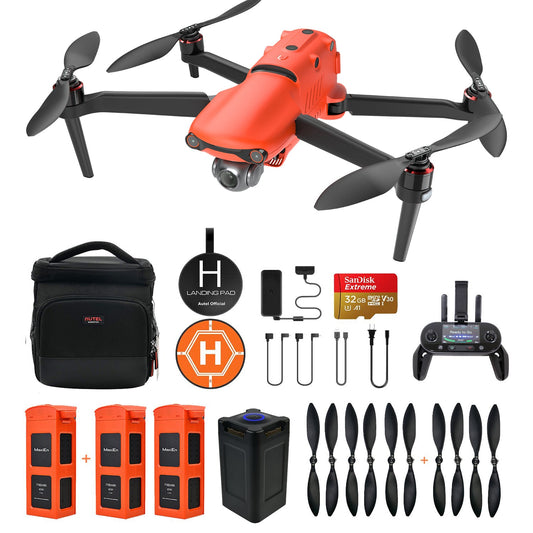 Autel EVO II 8K Drone Fly More Combo Kit HDR Video Camera Quadcopter 3 Batteries in Total