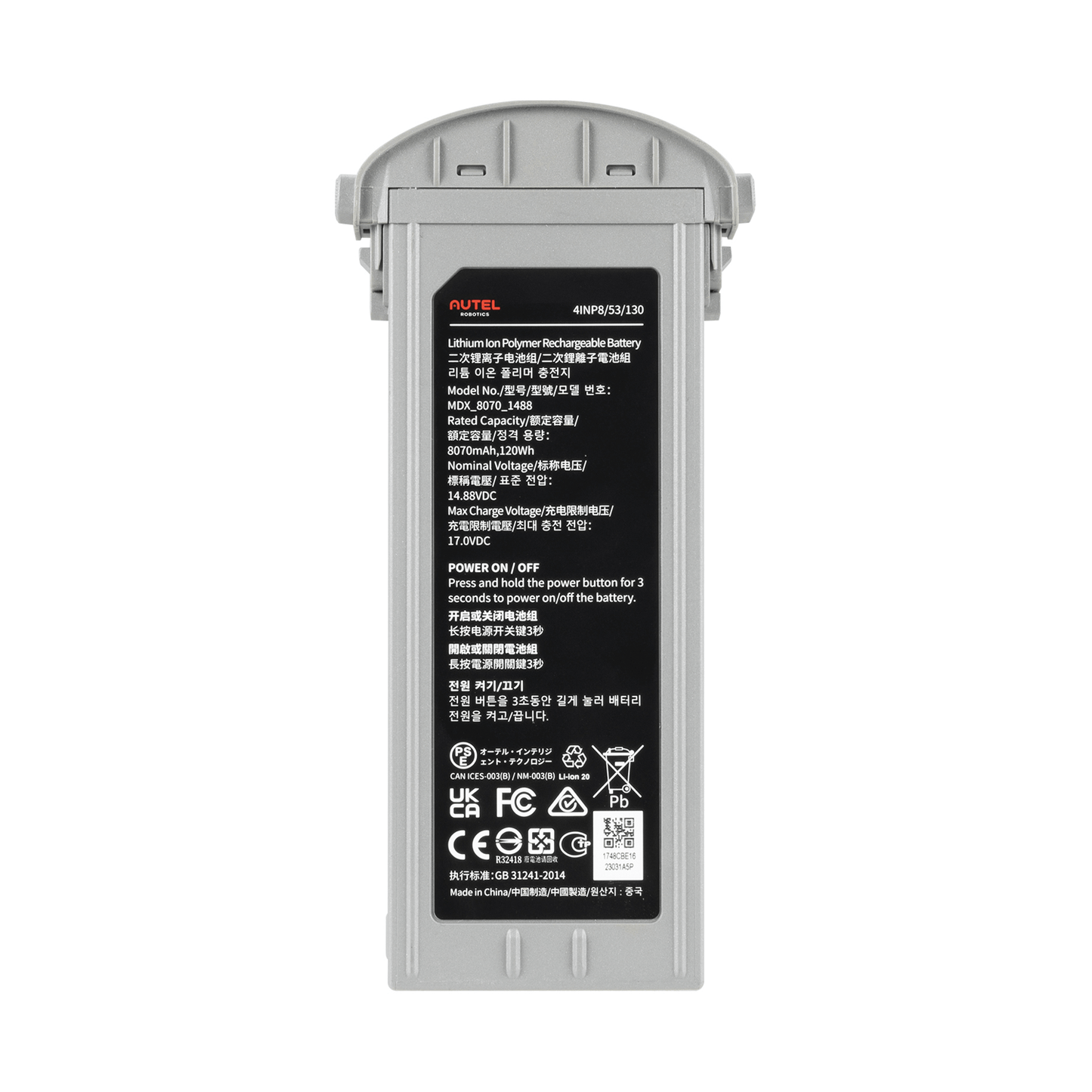 Autel EVO Max 4T/4N Battery Intelligent Flight Battery 8070mAh